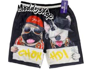 #กางเกงขาสั้น ลายการ์ตูน