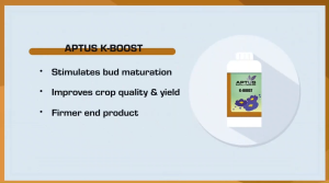 APTUS K-BOOST Maturation booster 50ml  (Organo-Mineral Maturation Booster Stimulate Maturation Process Improve Yields and End Quality Fertilizer Booster Fruiting Fertilizer NPK Fertilizer Additive)