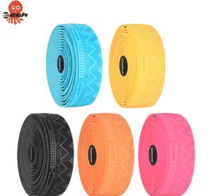 เทปจักรยานเสือหมอบสำหรับนักแข่งจักรยานความเร็วสูงเทปพันมือจับแฮนด์จักรยานดูดซับแรงกระแทก EVA ระบายอากาศได้ดีสำหรับจักรยานกรวด