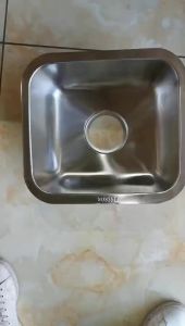 SUS304 Stainless Steel Single Bowl Sink