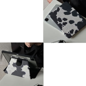 Ốp iPad Họa Tiết Da Báo Có Khe Cắm Bút Dành Cho iPad Pro 11/12.9 Inch Và Air 7/10/11 M4/5 MINI - Vỏ Bảo Vệ Xoay Được Chất Liệu PU Thời Trang Chống Sốc