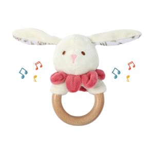 Baby Plush Hanging Rattle Toy Animal Infant Sensory Soothing Rattle Early Educational Toy Crib Stroller Hanging Newborn Gifts