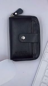 Mens Wallet Short Business Soft Leather Multi-Card Slot Coin Purse Men  Purse Card Holder