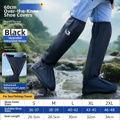 KeyRu | Waterproof Non-slip Thickened Durable Rain Shoe Covers