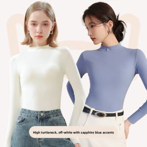 MiiOW | Slimming Refined High Neck Long Sleeve Turtleneck Top
