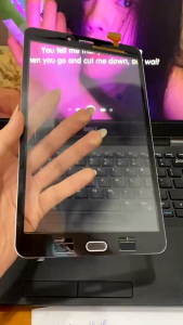 Cảm Ứng Thay Thế Samsung Tab T385 Trắng / Đen TỐT (Tặng Keo Dán Và Bộ Sửa)