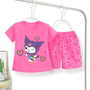Setelan kuromi lucu anak perempuan1-6 tahun