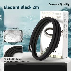 Universal Shower Head Set Stainless Steel Bathroom Accessories Shower Hose Anti-Explosion Insulation Pipe Bathroom Supplies