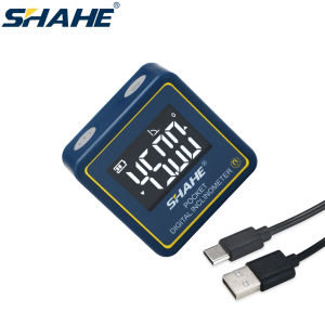 SHAHE High Accuracy Digital Protractor Level Gauge Mini Angle Finder 360 Degree Inclinometer Angle Measurement Tool