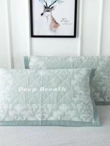 Áo Chăn Gối Bằng Vải Cotton Nguyên Chất Mềm Mại Cỡ Lớn 55*80cm Bộ Đôi Dùng Cho Một Người