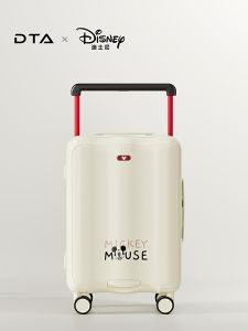 Disney Collaborative 20-Inch Womens Luggage New 2025 Password Lock Wide Pull Rod Travel Suitcase Hard Shell Cartoon Pattern