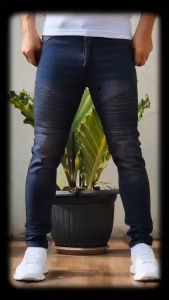 Celana Jeans Pria Bikers Clana Jins Laki Laki Slim Fit Fashion Cowok Dewasa 2025