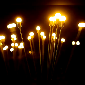 【2PCS】Firefly Light Floor Lamps Lawn Decorative Lights Solar Powered Led Light Party Light Durable