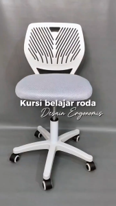 Kursi Kantor Anak & Dewasa BGY 19 – Ergonomis Sandaran Unik Tinggi Adjustable | Kursi Belajar / Gaming / Home Office