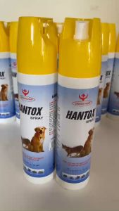 Chai xịt Hantox Spray diệt bọ chét ve chấy rận ghẻ chó mèo & xịt chuồng thú chai 300ml