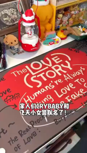 CRYBABY × Powerpuff Girls Series Figures Toy Collectibles