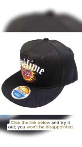 SUBLIME ROCK N ROLL BAND SNAPBACK BLACK CAP