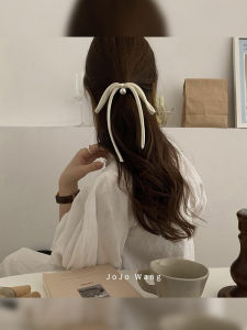 Premium Long Butterfly Knot Hair Ties by Jojo Wang Original Design Non-Tessellated Cloth Hair Rope Accessories for Korean Hair Style