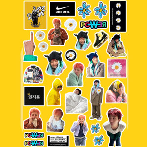 สติ๊กเกอร์ตกแต่ง Bigbang GD กันน้ำ สำหรับการบันทึกข้อมูลแบบมือถือ DIY ของเล่นที่เกี่ยวข้องกับนักแสดง วัสดุอื่นๆ