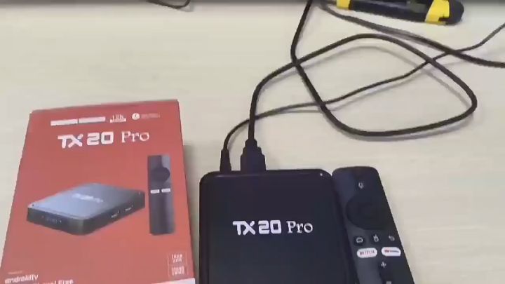 TX60 PRO 5G Smart ATV TV Box BT Voice Remote Android 15.0 8K Set Top Box 16 + 256G EU Media Player