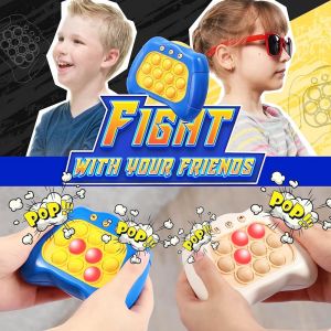 Pop It Quick Push Bubbles and Pop Light Up Game Machine Fidget Whack-a-mole Toy Toys for Kids Fun Whack A Mole Anti Stress Educational Finger Squeeze Sensory Toys