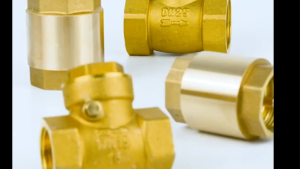 DN32/40/50 Heavy-Duty Brass Horizontal Check Valve for Water Supply Systems Industrial Piping