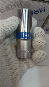 HOBO ลูกบล็อกยาว 1/2"(4หุน)  6 เหลี่ยม เบอร์ 18 แท้100%  ผลิตไต้หวัน (MADE IN TAIWAN)