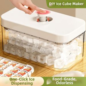 Food-grade Pressable Ice Tray with Lid
