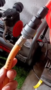 Tire Air Inflator Hose Tyre Air Connection Locking Multifunctional Dual Head Dual Air Tire Chuck Head