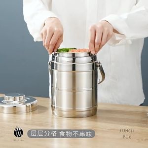 ❤️[Ready Stock] ❤️ Stainless Steel Vacuum Thermos Heated Lunch Box Containers / Food Carrier/保温锅