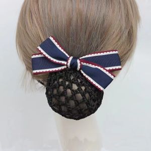 อุปกรณ์เสริมผมมืออาชีพพยาบาล Bank Air Stewardess โรงแรมพนักงานหญิง สไตล์เกาหลี High End Updo สุทธิกระเป๋า < Ne2> Headwear