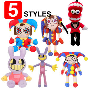 Bandai | 5Styles Plush The Amazing Digital Circus Cute Plush Toys Game Doll Pomni and Jax Plushie New Cartoon Stuffed Dolls Toy Gifts