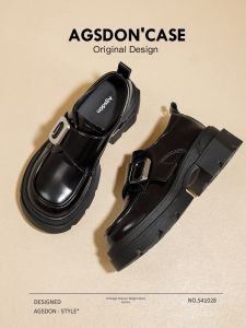 Agsdon | Thick-soled Loafers Shoes Fall New Arrival British Style