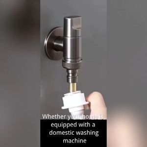 Sincecu  Anti-Leak na Water Stop Valve para sa Bahay – Para sa Washing Machine May Brass Tap at 4/6mm Connector