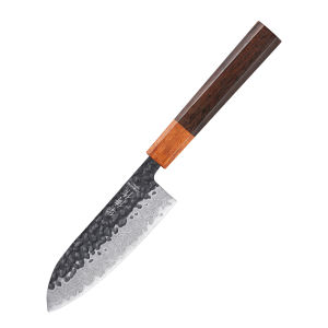 5-inch Japanese Hand Forged Santoku Knife Damascus Steel Professional Chef Knives Kitchen Utility Sharp Cleaver Cooking Tools