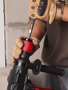 REAIM 3-in-1 Rotary Hammer Drill - 1050W-2500W Professional SDS Chipping Gun with Demolition Jack Hammer & Concrete Breaker