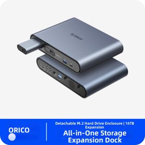 Orico | All-in-one Type-C Docking Station Dual NVMe SSD Enclosure