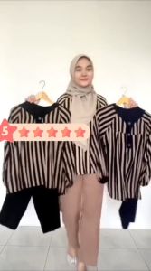 cuci gudang 3 pcs 100 ribu | stelan salur wanita terbaru 2025 viral model kekinian rayon twill