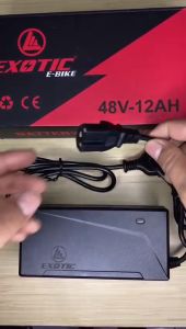 CHARGER SEPEDA LISTRIK EXOTIC UNIVERSAL EEP F500 MODEL COLOKAN KEPALA SEGITIGA