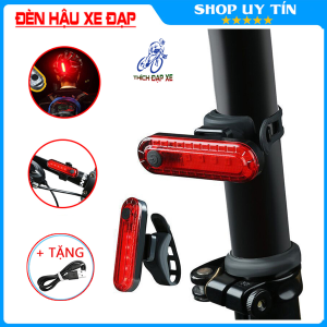 Đèn hậu xe đạp cảnh báo gắn đuôi xe thể thao pin siêu trâu sạc USB
