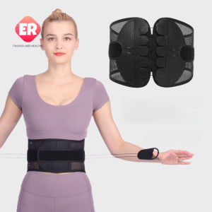 【ER】thắt lưng đĩa liên sống bảo vệ đai lưng ròng rọc nén dây đai dây thừng bảo vệ đai lưng Đai nịt bụng giảm eo nam và nữ lưới thoáng khí vành đai