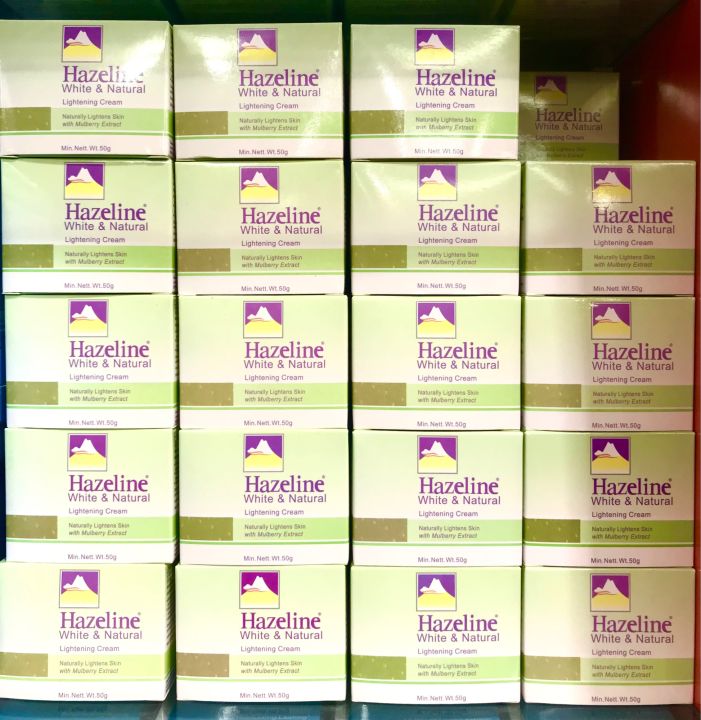 HAZELINE SNOW WHITE & NATURAL LIGHTENING Tetap Warranty Skin Lightening ...