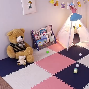 SG [READY STOCK]30cm*30cm*2.5cm children crawling extra thick soundproof waterproof floor mat. Home gym patchwork foam Thickened safety thickness baby crawling splicing mat educational mat and game mat泡沫地垫