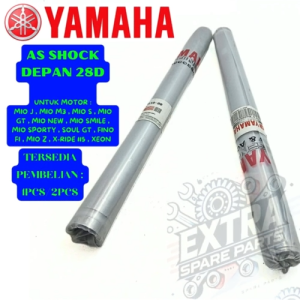 AS SHOCK DEPAN 28D SHOCK MIOJ MIO GT FINO FI YAMAHA KUALITAS YAMAHA BERKUALITAS 100% ORIGINAL YGP.