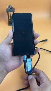 Dây sạc nhanh 100W 3 trong 1 cáp sạc kèm 3 đầu hỗ trợ sạc nhiều thiết bị cùng lúc tiện lợi