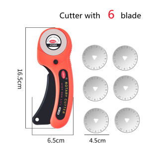 Leathercraft 45mm Rotary Cutter Leather Cutting Tool Leather Craft Fabric Circular Blade Knife DIY Patchwork Sewing Quilting
