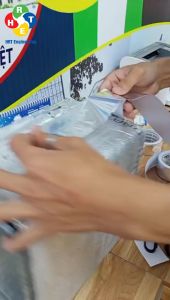 Băng keo nhôm màng PET siêu dai siêu bền 72x50 băng keo dán ống gió băng dính bạc băng dính xốp băng nhôm
