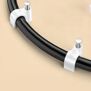 ZUNYI | Wire Fixing Clips Wall Mount Steel Plastic Tube Cable Holder