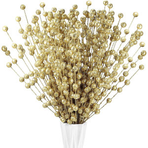 50 ชิ้น/แพ็คกลิตเตอร์คริสต์มาสเบอร์รี่ดอกไม้โฟมประดิษฐ์ตกแต่งต้นคริสต์มาสสำหรับงานแต่งงานตกแต่ง DIY พวงหรีดอุปกรณ์เสริม