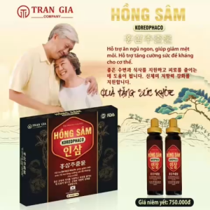 Hồng Sâm KOREDPHACO - Hỗ trợ ăn ngủ ngon giảm mệt mỏi căng thẳng tăng cường sức đề kháng cơ thể
